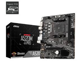 Základná doska MSI A520M-A PRO 

 obrázok produktu 4 z 4
