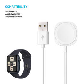 Nabíjací kábel FIXED USB-A na Apple Watch biely

 obrázok produktu 2 z 4