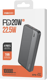 Powerbank Recci RPB-P26 2× USB/1× USB-C PD 10 000 mAh čierna

 obrázok produktu 1 z 1