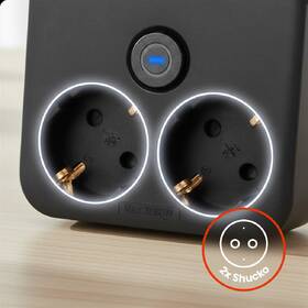 Kábel predlžovací Huslog 15W 2xzásuvka, 2xUSB-C, 2xUSB, 1x držiak na telefón čierny

 obrázok produktu 3 z 9