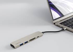 USB Hub Epico 6in1 Aluminium Hub 8K with USB-C biely

 obrázok produktu 4 z 4