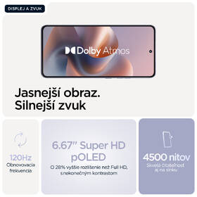 Mobilný telefón Motorola Moto G86 Power 5G 12 GB / 256 GB fialový

 obrázok produktu 4 z 20