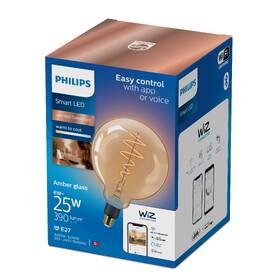 Inteligentná žiarovka Philips Smart LED Smart LED 6W, E27, jantárové sklo, Tunable White 

 obrázok produktu 3 z 3