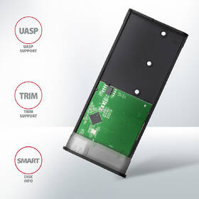 Externý rámček Axagon RAW box USB-C 3.2 Gen 2, M.2 SATA SSD čierny

 obrázok produktu 2 z 9