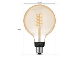 Inteligentná žiarovka Philips Bluetooth, filament G125, 7W, E27, White Ambiance 

 obrázok produktu 3 z 7