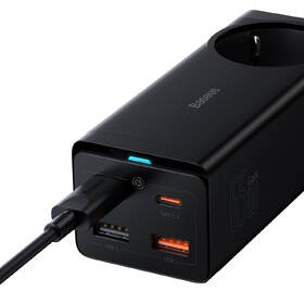 Nabíjačka do siete Baseus GaN3 Pro, 2x USB-C, 2x USB-A + AC 65W čierna

 obrázok produktu 5 z 16