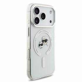Kryt na mobil Karl Lagerfeld IML K&CH Heads Metal Frame MagSafe na Apple iPhone 18 Pro Max biely

 obrázok produktu 4 z 6