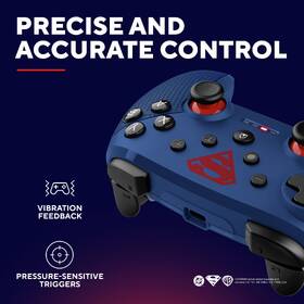 Gamepad Trust GXT 542SM Muta Superman, Bluetooth modrý

 obrázok produktu 6 z 9