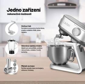 Kuchynský robot Lauben Kitchen Machine 1300SG strieborný

 obrázok produktu 15 z 15