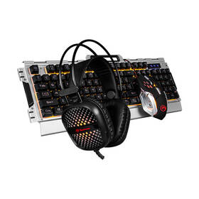 Klávesnica s myšou Marvo CM303 + headset, CZ/SK strieborná

 obrázok produktu 1 z 2