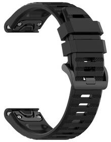Remienok FIXED Silicone Strap na Garmin QuickFit 22 mm čierny

 obrázok produktu 1 z 4