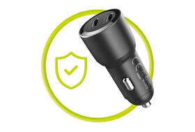 Adaptér do auta Mobile Origin 60W 2xUSB-C čierny

 obrázok produktu 7 z 10