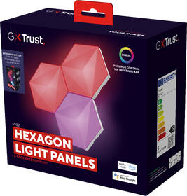 Dekoratívne LED Trust GXT 903 VYBZ, RGB, rozširujúca sada, 3ks biele

 obrázok produktu 7 z 7