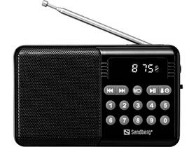 Rádioprijímač Sandberg Speaker Radio FM+BT Recharge čierny

 obrázok produktu 1 z 3