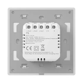 Vypínač Sonoff Smart WiFi Touch TX T5 2C (2-channel) biely

 obrázok produktu 2 z 2