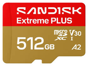 Pamäťová karta SANDISK 512GB UHS-I (250R/170W) + SD apaptér 

 obrázok produktu 1 z 3