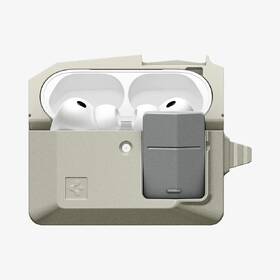 Puzdro Spigen Classic LS, stone - AirPods Pro 3 sivé

 obrázok produktu 1 z 6