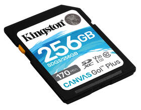 Pamäťová karta Kingston SDXC 256GB UHS-I U3 (170R/90W) 

 obrázok produktu 1 z 2