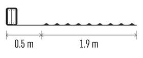 Vianočné osvetlenie EMOS 20 LED nano reťaz, 1,9 m, 2x AA, vnútorná, studená biela, časovač 

 obrázok produktu 8 z 9