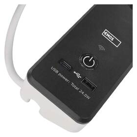 Kábel predlžovací EMOS GoSmart, 4x zásuvka, 1x USB, 1x USB-C, vypínač, meranie spotreby, 2m čierny/biely

 obrázok produktu 5 z 7
