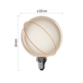 LED žiarovka EMOS DECO G130SRA "SATURN", 4W, 220 lm, E27, teplá biela + 

 obrázok produktu 4 z 6