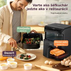 Fritéza teplovzdušná COSORI Turbo Tower 10,8 l čierna

 obrázok produktu 7 z 10