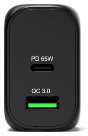 Sieťový adaptér PORT CONNECT GaN2 Essentiel 65W, PD a USB-A QC čierny

 obrázok produktu 2 z 4