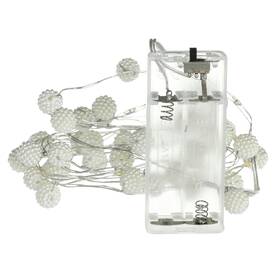 Vianočné osvetlenie RETLUX RXL 489 Girlanda s perlami 20 LED, teplá bílá 

 obrázok produktu 1 z 5