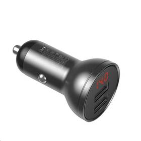 Adaptér do auta Baseus Digital Display 2xUSB + 3v1 kábel 1,2m čierny

 obrázok produktu 2 z 4