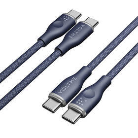 Kábel Voltme Powerlink Rugg Series USB-C/USB-C, CTC 3A/60W 1m modrý

 obrázok produktu 1 z 2
