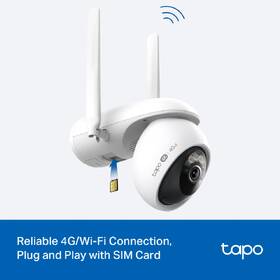 IP kamera TP-Link Tapo C665G 4K LTE KIT biela

 obrázok produktu 2 z 13