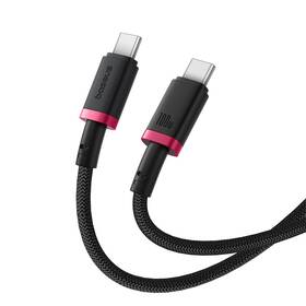 Kábel Baseus Dura USB-C/USB-C, 100W, 1m čierny/červený

 obrázok produktu 3 z 16