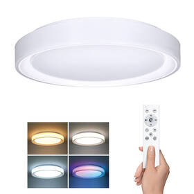 LED stropné svietidlo Solight Floco, 30W + 6W RGB biele

 obrázok produktu 2 z 10