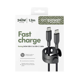 Kábel PanzerGlass empower USB-C/USB-C, 240 W, 1,2m čierny

 obrázok produktu 5 z 5