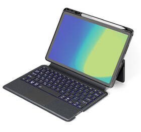 Puzdro s klávesnicou na tablet Spello by Epico s podsvietenou klávesnicou na Samsung Tab A9+ 11″ - SK čierne

 obrázok produktu 2 z 14