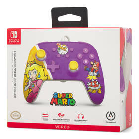 Gamepad PowerA Enhanced Wired pre Nintendo Switch - Princess Peach Battle 

 obrázok produktu 10 z 11