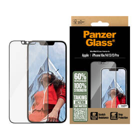 Tvrdené sklo PanzerGlass SAFE na Apple iPhone 16e/14/13/13 Pro s inštalačným rámčekom 

 obrázok produktu 3 z 6