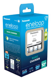Nabíjačka Panasonic Eneloop Basic Charger pro AA, AAA + 4x AA Panasonic Eneloop 2000mAh 

 obrázok produktu 1 z 2