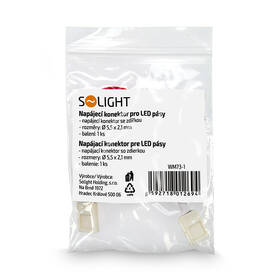 Kábel Solight prepojovacie, pre LED pásky 0,8cm, zacvakávacie biely

 obrázok produktu 2 z 2