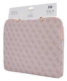 Puzdro na notebook Guess PU 4G Triangle Logo 14" ružové

 obrázok produktu 3 z 4