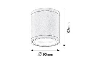 LED stropné svietidlo Rabalux Akron 8150 - antracitové 

 obrázok produktu 2 z 3