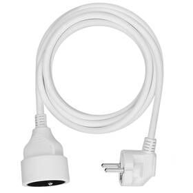 Kábel predlžovací Solight 1 zásuvka, 3 x 1.5mm2, 3 m biely

 obrázok produktu 1 z 3