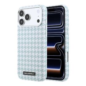 Kryt na mobil Karl Lagerfeld PU Houndstooth Resin Plate MagSafe na Apple iPhone 17 Pro Max modrý

 obrázok produktu 1 z 6