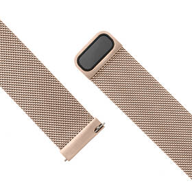 Remienok FIXED Mesh Strap so šírkou 22mm na smartwatch ružový/zlatý

 obrázok produktu 1 z 4