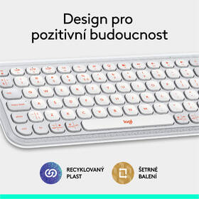 Klávesnica Logitech POP ICON, US layout biela

 obrázok produktu 9 z 10