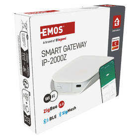 Riadiaca jednotka EMOS GoSmart brána IP-2000Z, ZigBee, Bluetooth, Wi-Fi biela

 obrázok produktu 14 z 16