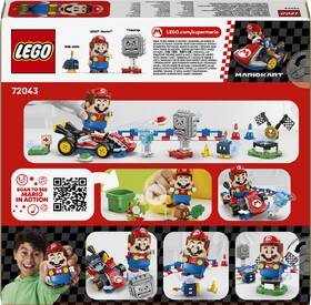 Stavebnica LEGO® Super Mario™ 72043 Mario Kart™ – Interaktívny Mario™ a Standard Kart 

 obrázok produktu 5 z 9