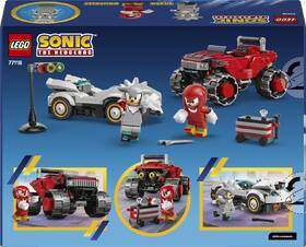 Stavebnica LEGO® Sonic the Hedgehog™ 77118 Silver a jeho auto vs. Knuckles a jeho monster truck 

 obrázok produktu 5 z 9