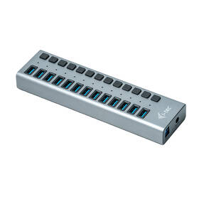 USB Hub i-tec 13x USB 3.0, 60W strieborný

 obrázok produktu 1 z 4