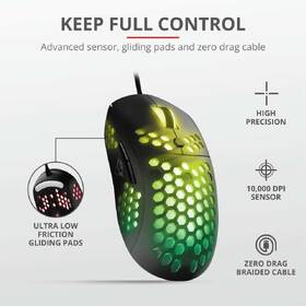 Myš Trust GXT 960 Graphin Ultra-lightweight Wired čierna

 obrázok produktu 8 z 12